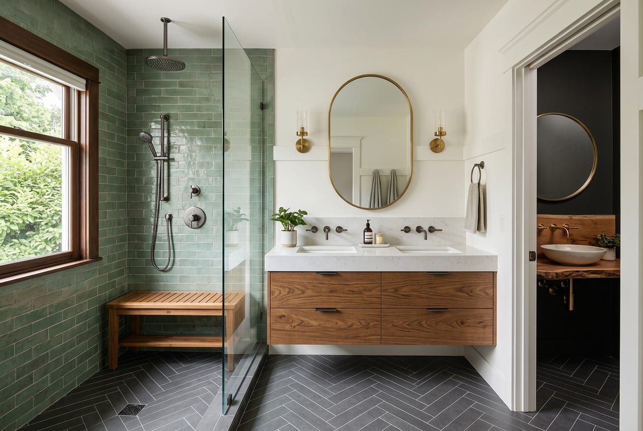 Maldonado Bathroom Remodeling Company, bathroom remodeling in Tumwater, completed project 1