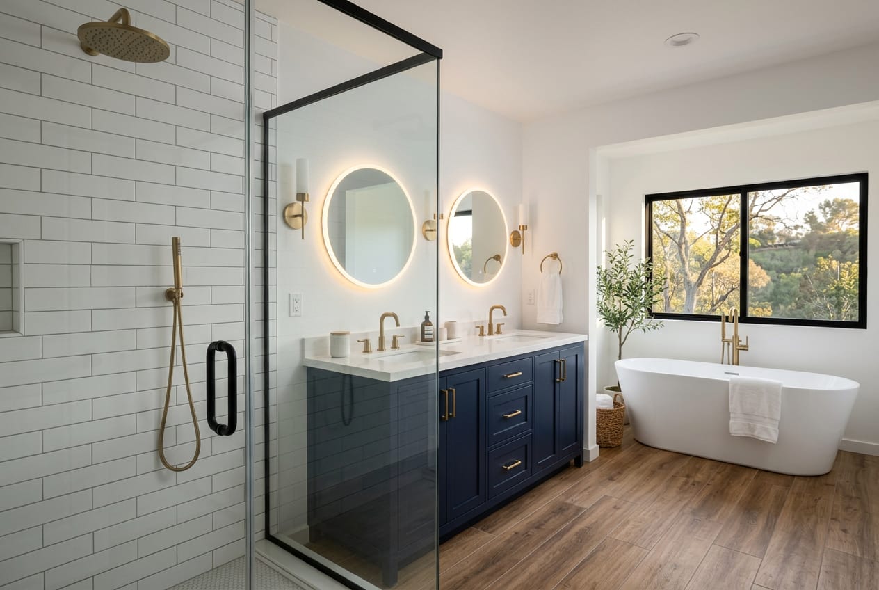 Maldonado Bathroom Remodeling Company, bathroom remodeling in Tumwater, completed project 2